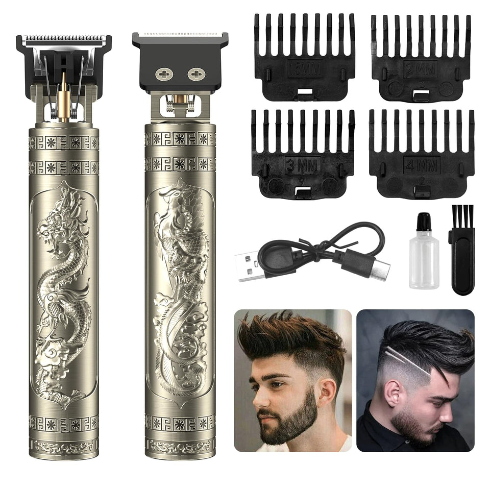 Luwihou trimmer front view showing bronze finish and sleek design for premium look