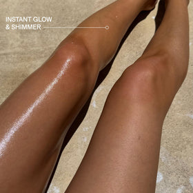 +Lux Unfiltered close-up shimmer detail showing fine bronze glow and light reflection