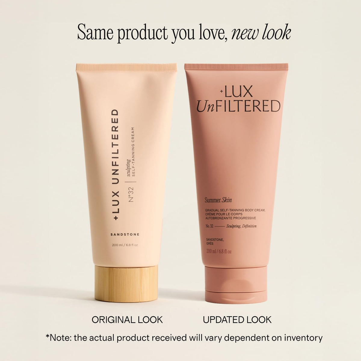 Lux Unfiltered pump dispenser detail highlighting easy, controlled lotion application