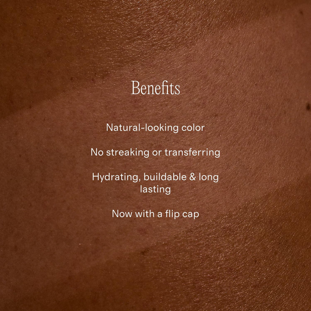 Lux Unfiltered lotion texture close-up demonstrating smooth, non-sticky finish