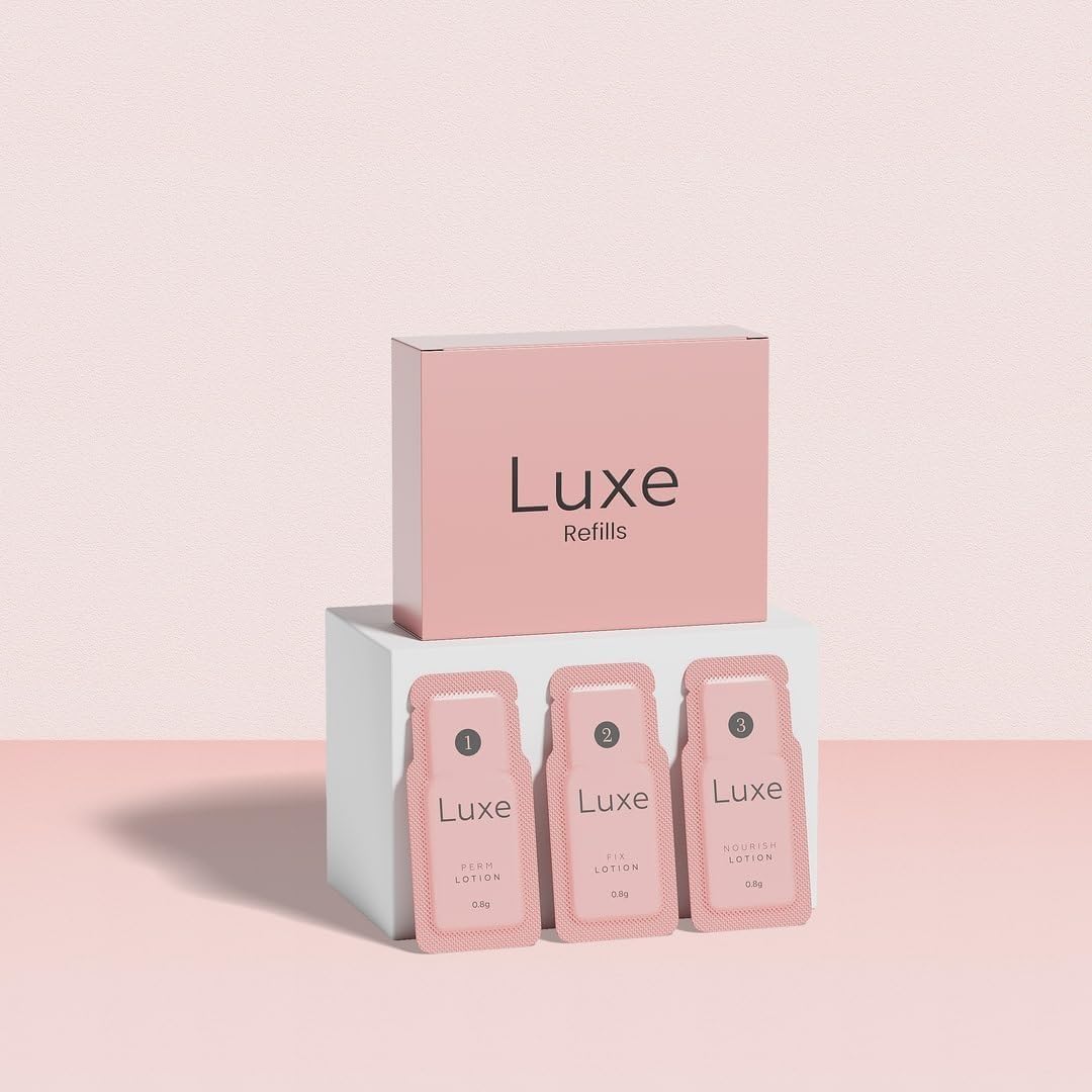 LUXE product in use during lash lift demonstrating ease and professional result