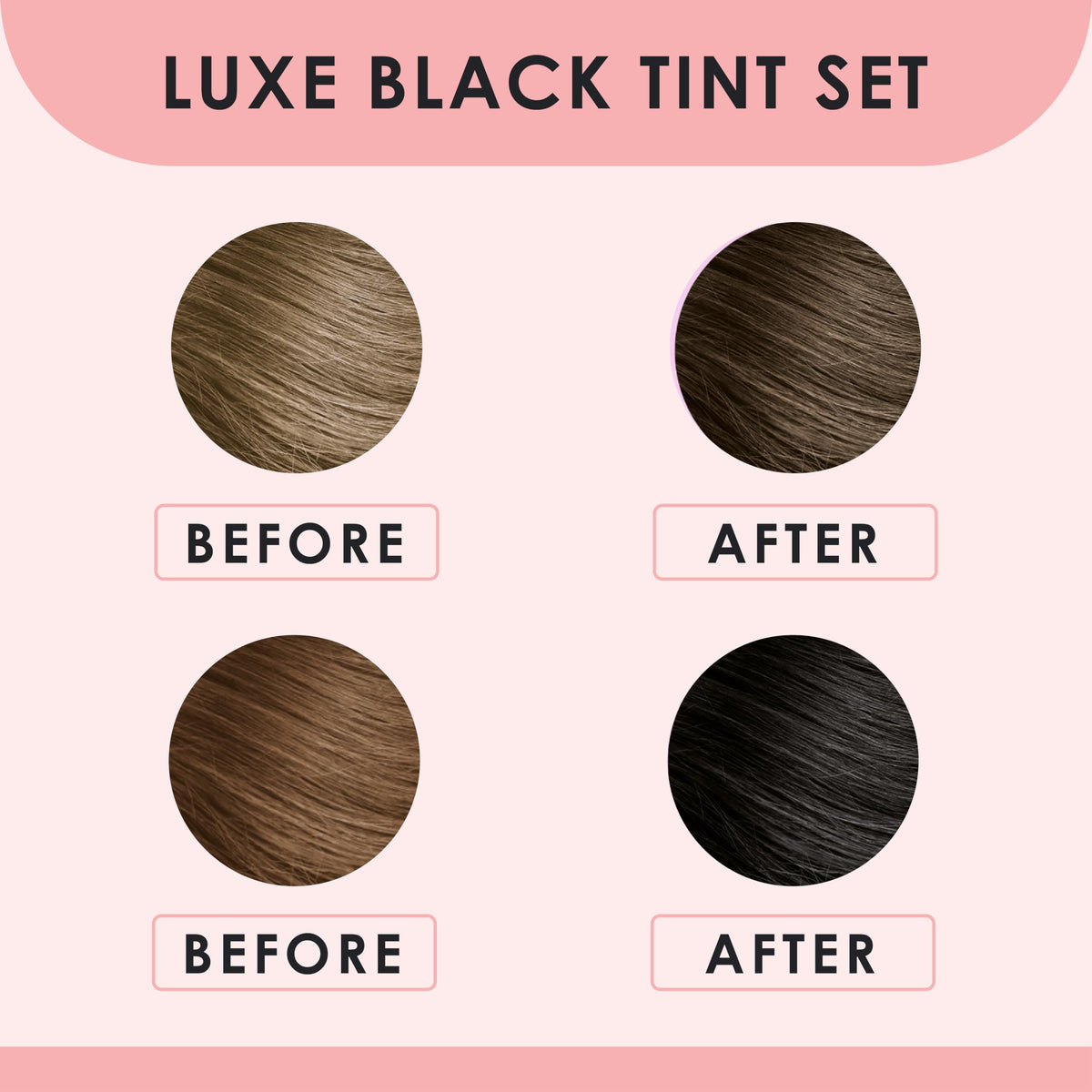 LUXE tube label and ingredient detail emphasizing gentle formula and suitability for sensitive skin