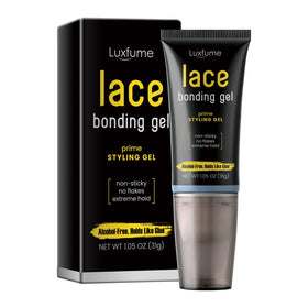 Luxfume front packaging showing bottle and secure all-day hold