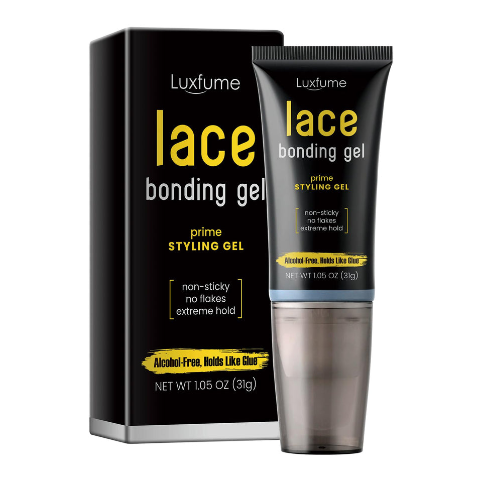 Luxfume front packaging showing bottle and secure all-day hold