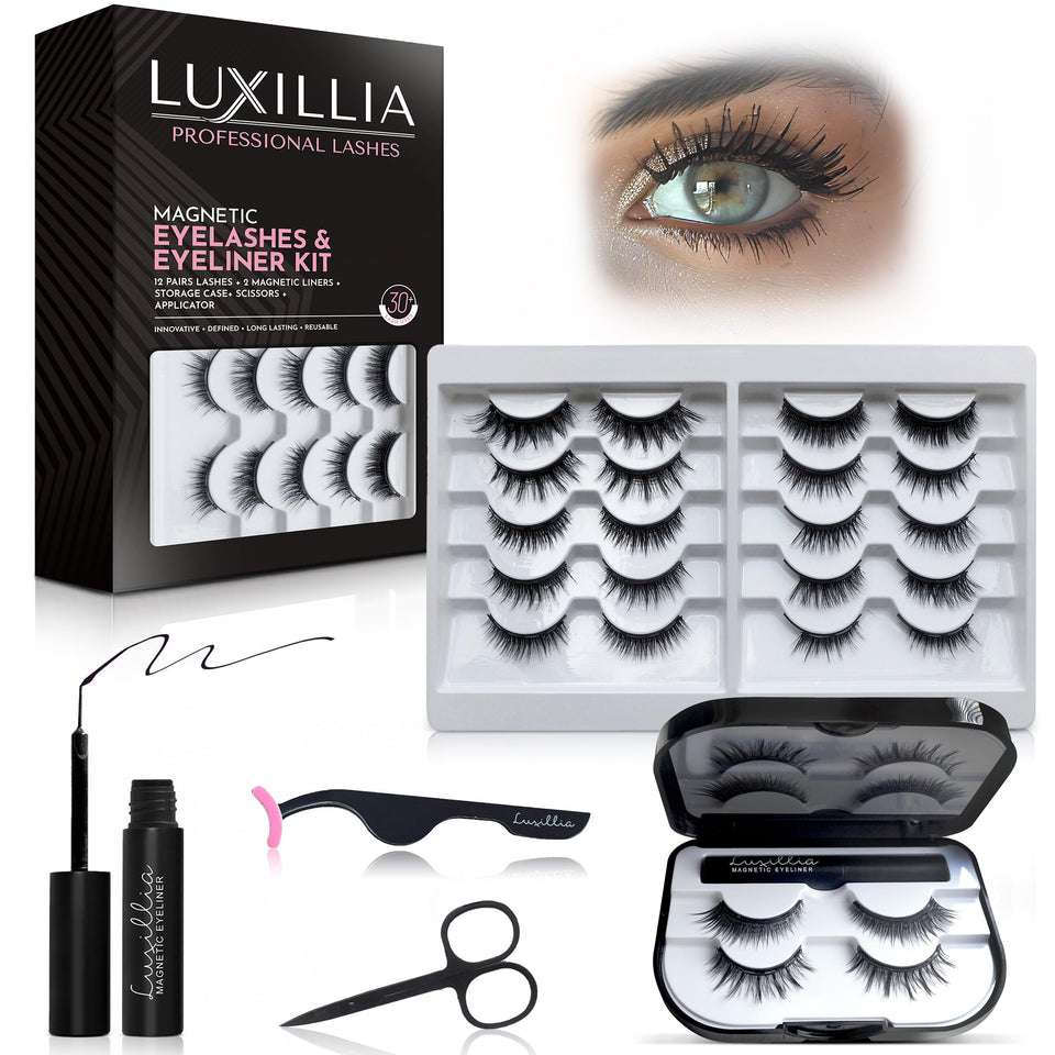 Luxillia front packaging showing kit contents and convenience