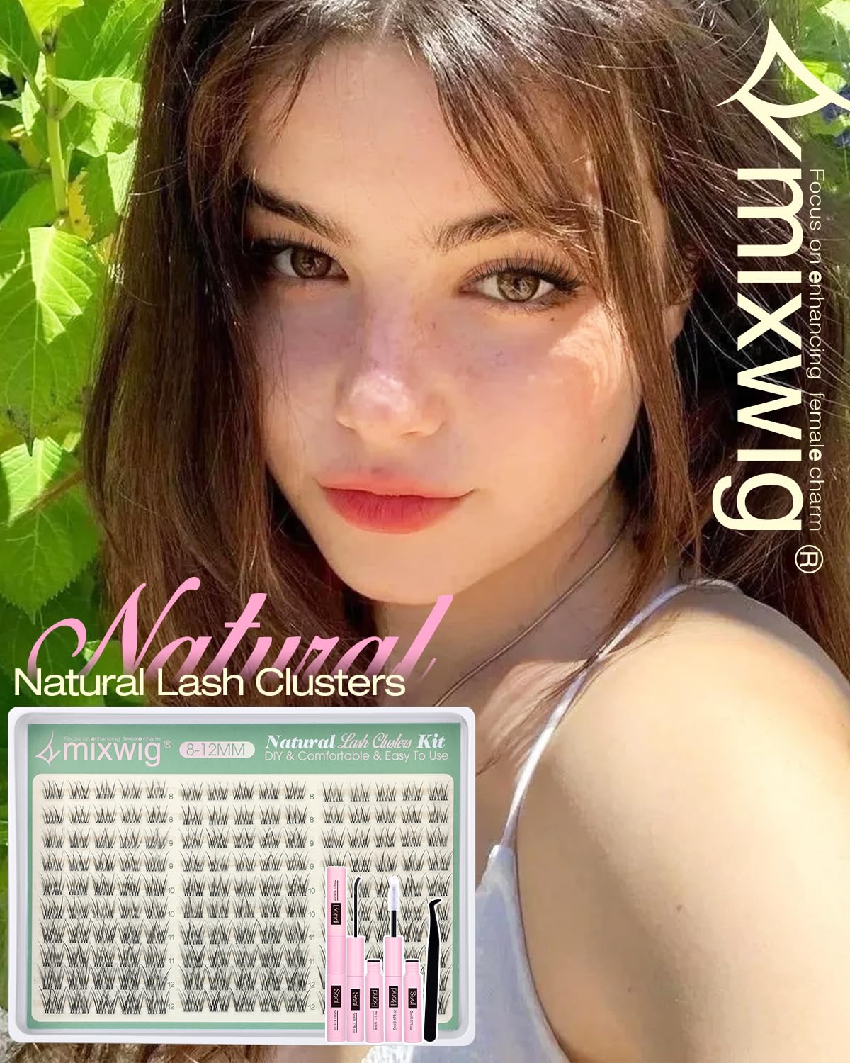 Lvmixwig before and after eye photo demonstrating subtle natural enhancement