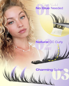 Lvmixwig worn on eyes in lifestyle photo delivering subtle natural enhancement