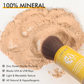 LYBHDAFA medium shade swatch on wrist, blends invisibly for natural finish