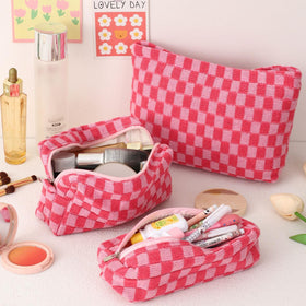 LYDZTION open medium pouch displaying cosmetics for fast selection benefit