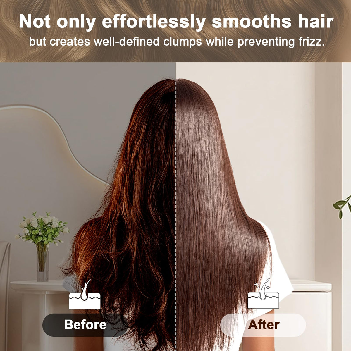 Lynnieëlle detangling wet hair demonstrating gentle glide and safety