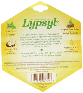 Lypsyl close-up of oversized application tip spreading balm evenly