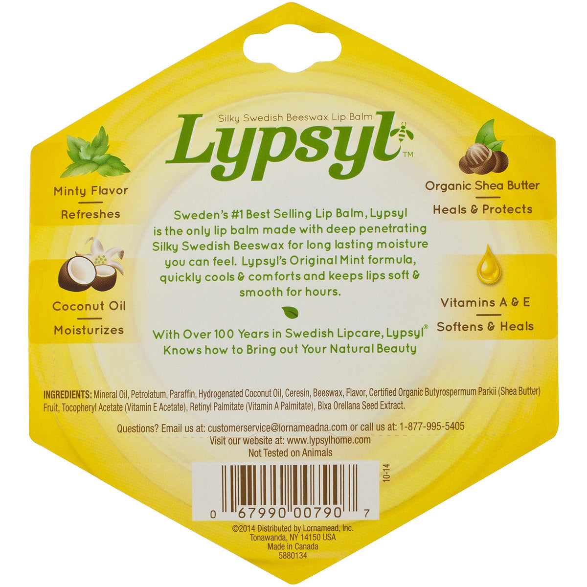 Lypsyl being applied with one-hand slide demonstrating fast, even lip coverage