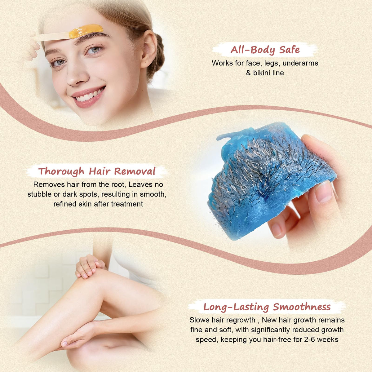 LYQC applicator sticks with beads ready to apply, single-use hygiene and control