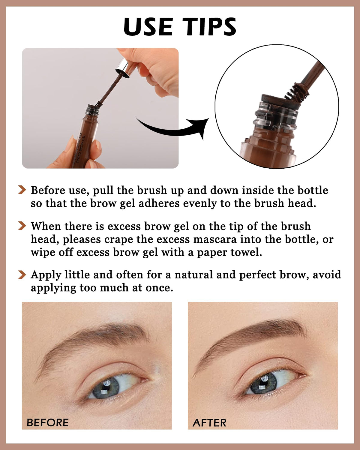 LYSdefeu kit with brow razor and gel, useful for quick grooming