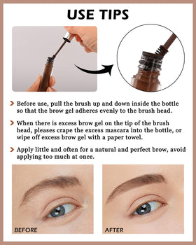 LYSdefeu kit with brow razor and gel, useful for quick grooming