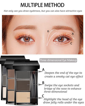 LYSdefeu mini angled brush detail for precise application and crisp brow lines