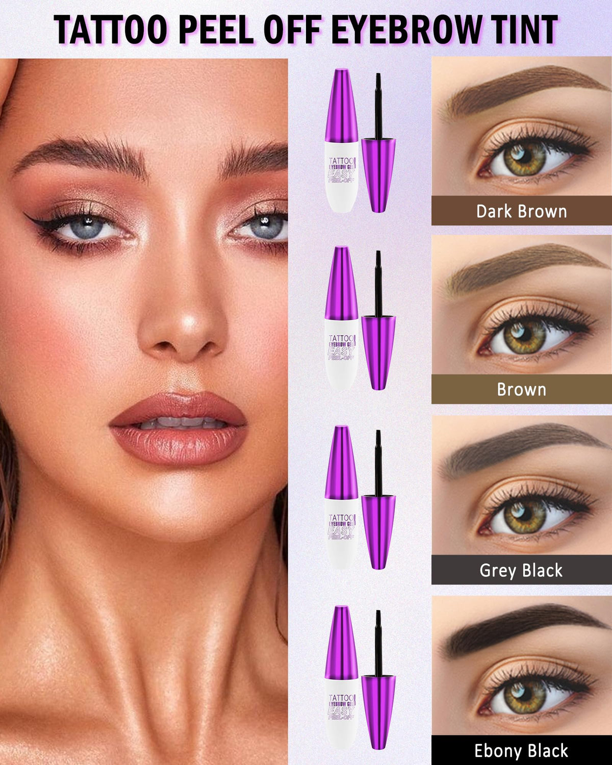LYSdefeu open kit with brush and gel tubes, clear layout for easy at-home use
