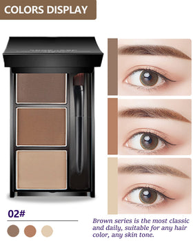 LYSdefeu open palette with built-in mirror for on-the-go eyebrow touch-ups