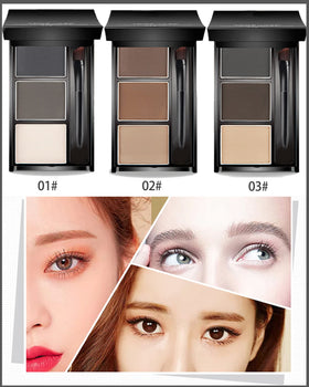 LYSdefeu used on model brows showing natural-filled sculpted brows benefit