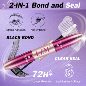 LZM angled spiral brush close-up demonstrating precise application control and reduced clumping for neater lashes