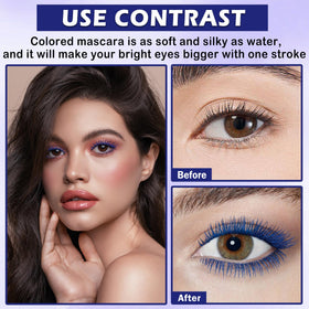 LZXLUKGIR eyeliner tip detail demonstrating smooth blue pigment application