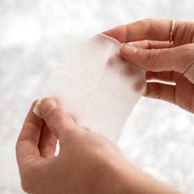m-61 open jar revealing stacked pads for consistent at-home treatments