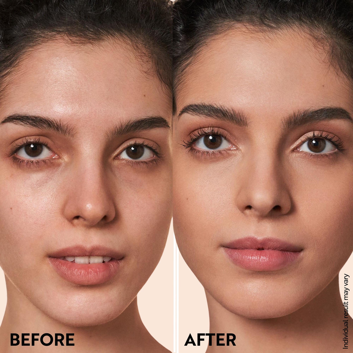M. Asam mousse applied with brush for precise coverage