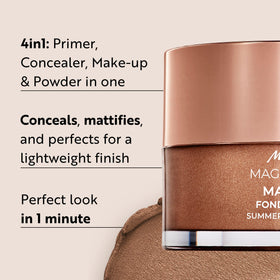 M. Asam mousse texture close-up demonstrating smooth blendability