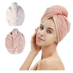 M-bestl front view of pink and beige towel pack shows two-color convenience