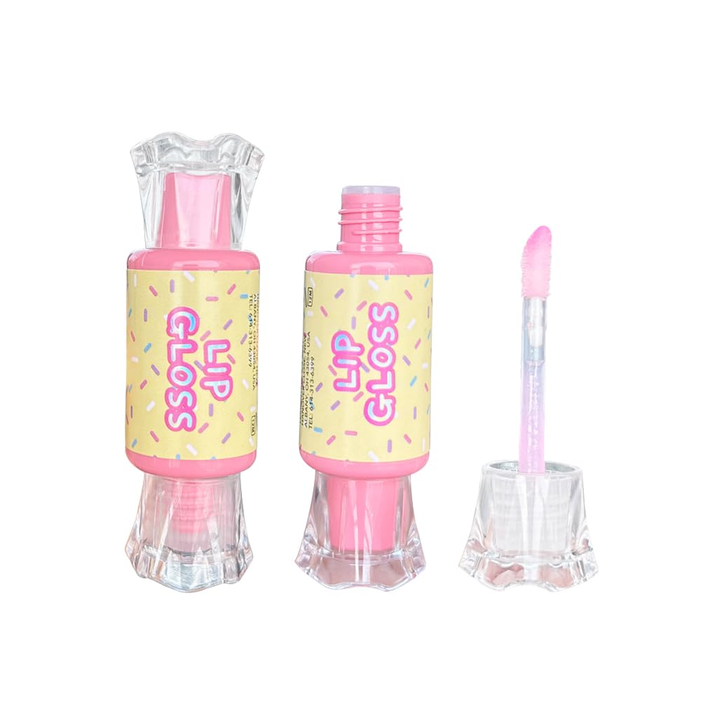 M&U MAKE YOU UP candy-shaped balm top view highlighting colorful, scented finish
