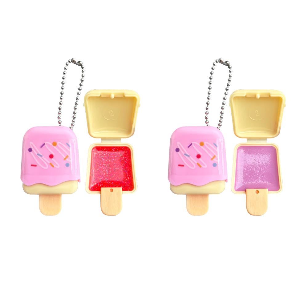 M&U MAKE YOU UP gloss held in hand to show compact size for kids' pockets