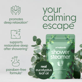 M3 Naturals close-up of one steamer texture for long-lasting release