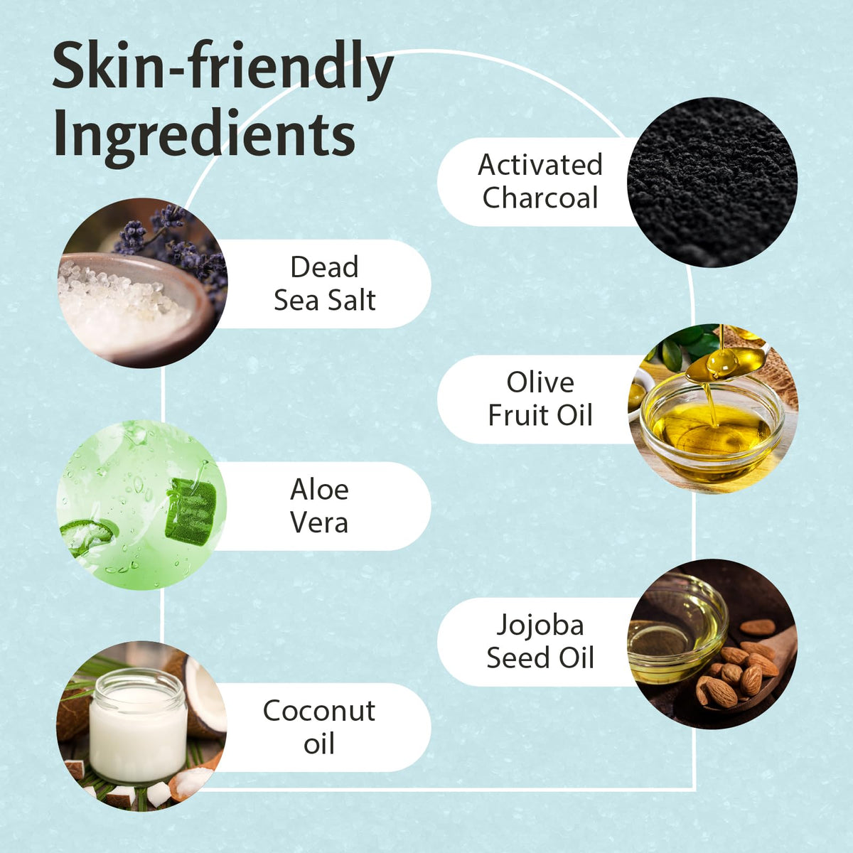 M3 Naturals tub beside hand to demonstrate size and easy at-home use benefit