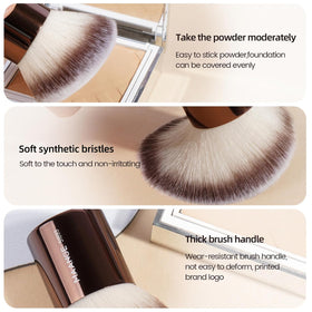 MAANGE eye brushes arranged to show variety for crease, liner and blending work