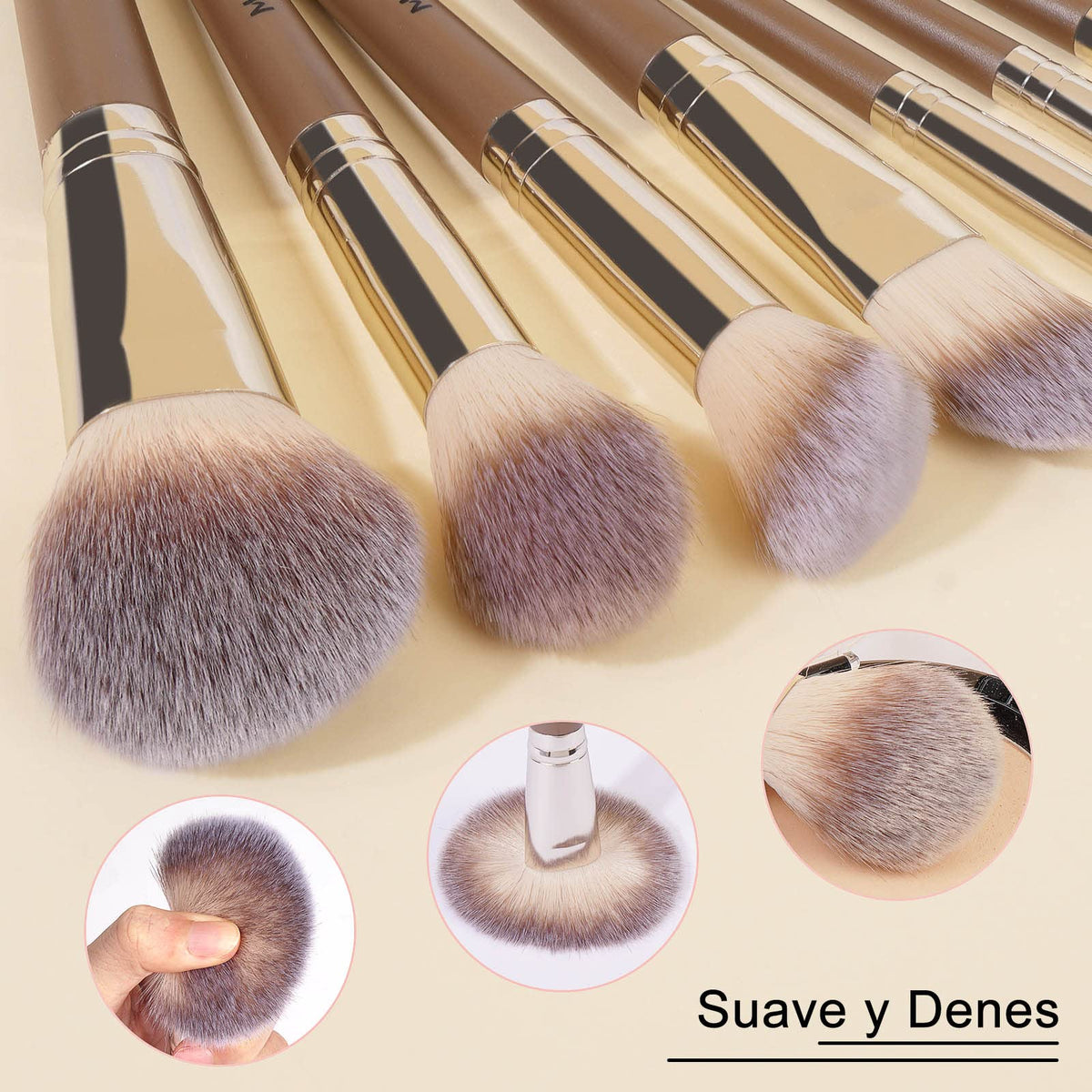 MAANGE full set laid out to display each brush type for easy selection