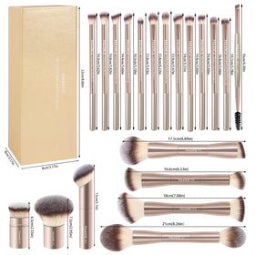 MAANGE gift box opened with brushes displayed for easy gifting and protection