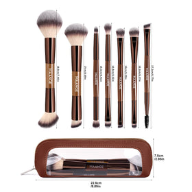 MAANGE lifestyle flatlay with makeup products illustrating everyday kit use