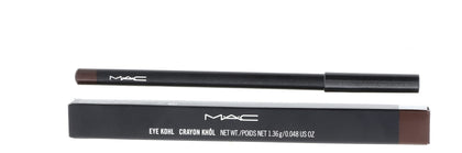 M.A.C Eye Kohl Teddy front packaging showing pencil and shade benefits