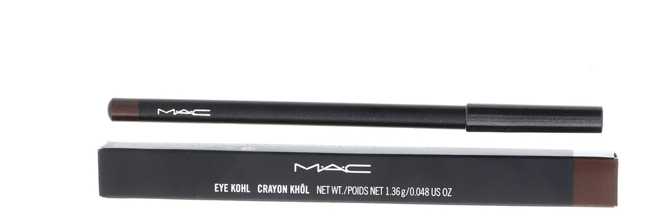 M.A.C Eye Kohl Teddy front packaging showing pencil and shade benefits