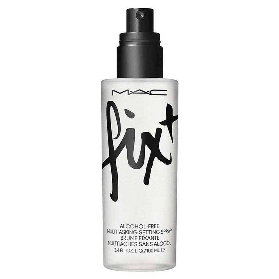 MAC Fixt Original front bottle view showing clean white design and label benefits
