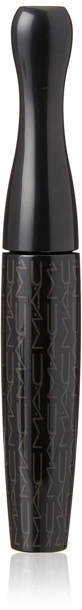 MAC tube front packaging showing size and carbon-black shade for bold coverage