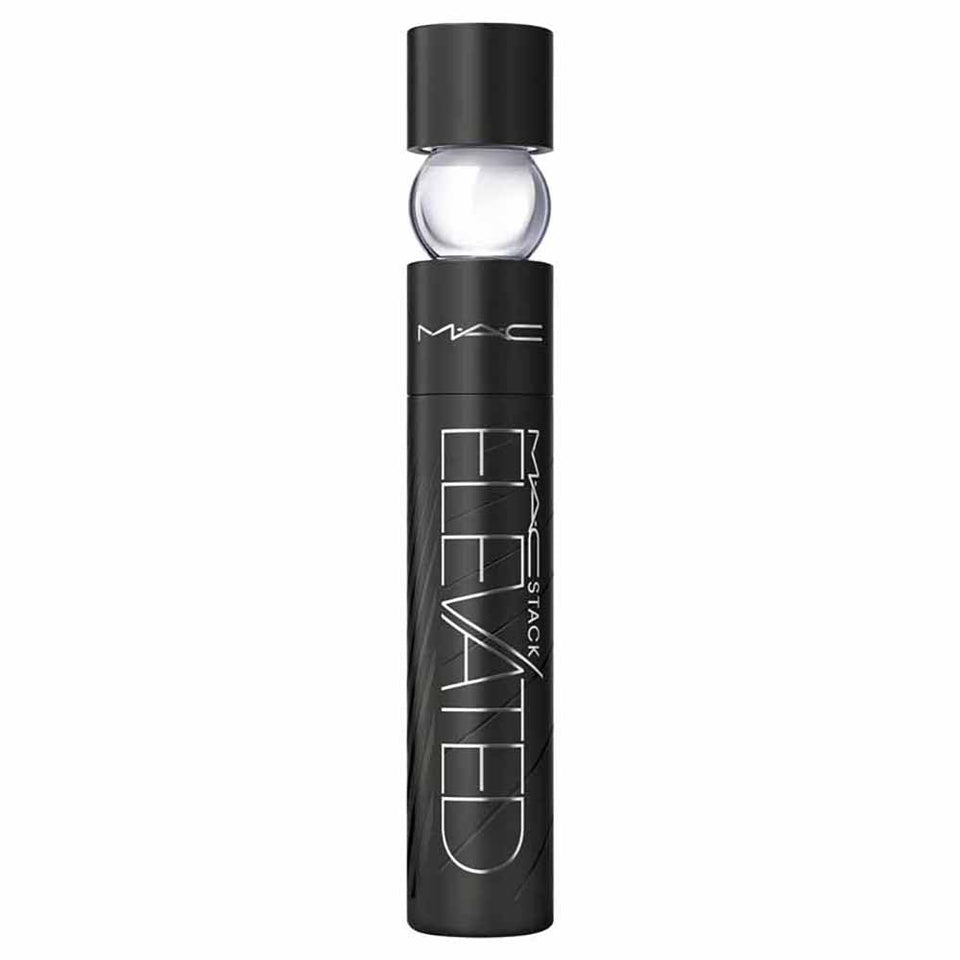 MAC MACStack elevated mascara front packaging showing sleek tube and shade for easy selection