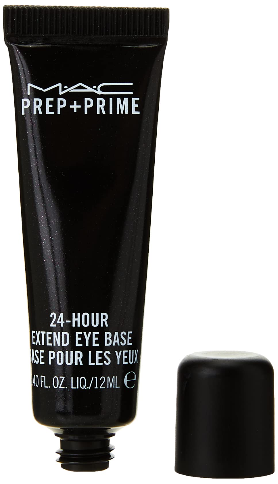 MAC Prep Plus Prime applied on eyelid demonstrating crease-free eyeshadow base benefit
