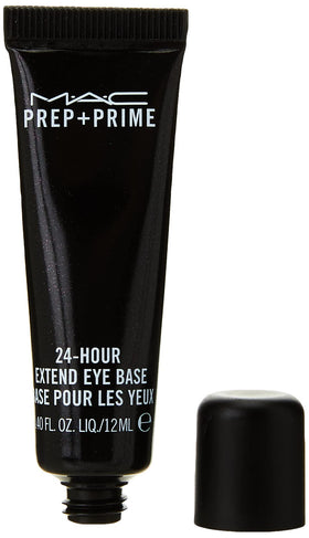 MAC Prep Plus Prime applied on eyelid demonstrating crease-free eyeshadow base benefit