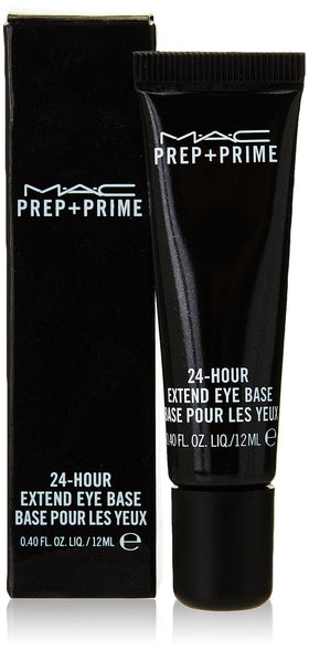 MAC Prep Plus Prime front packaging showing compact primer tube and branding benefits