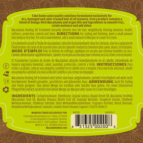 Macadamia Natural Oil applied to hair ends showing smoother, shinier strands and reduced frizz