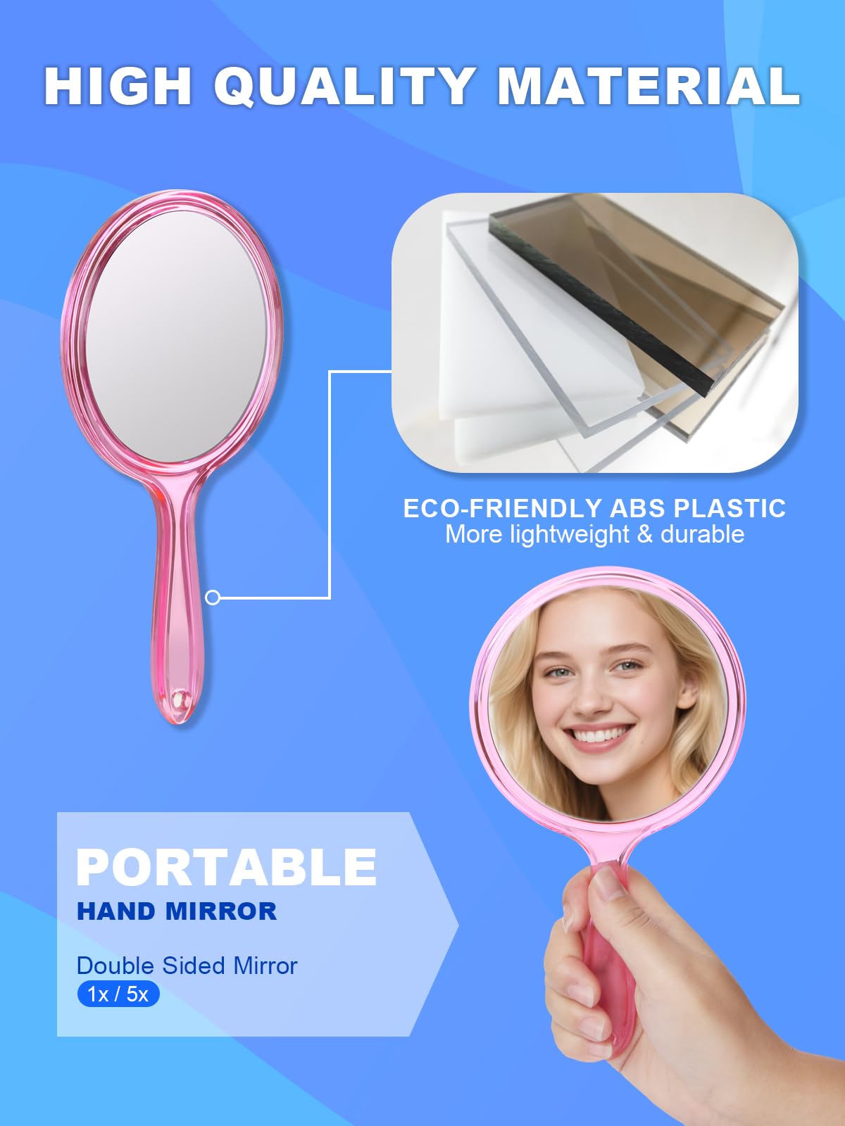 Macaki size scale with hand demonstrating portable travel convenience