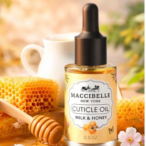 Maccibelle label ingredients list highlighting milk and honey benefits