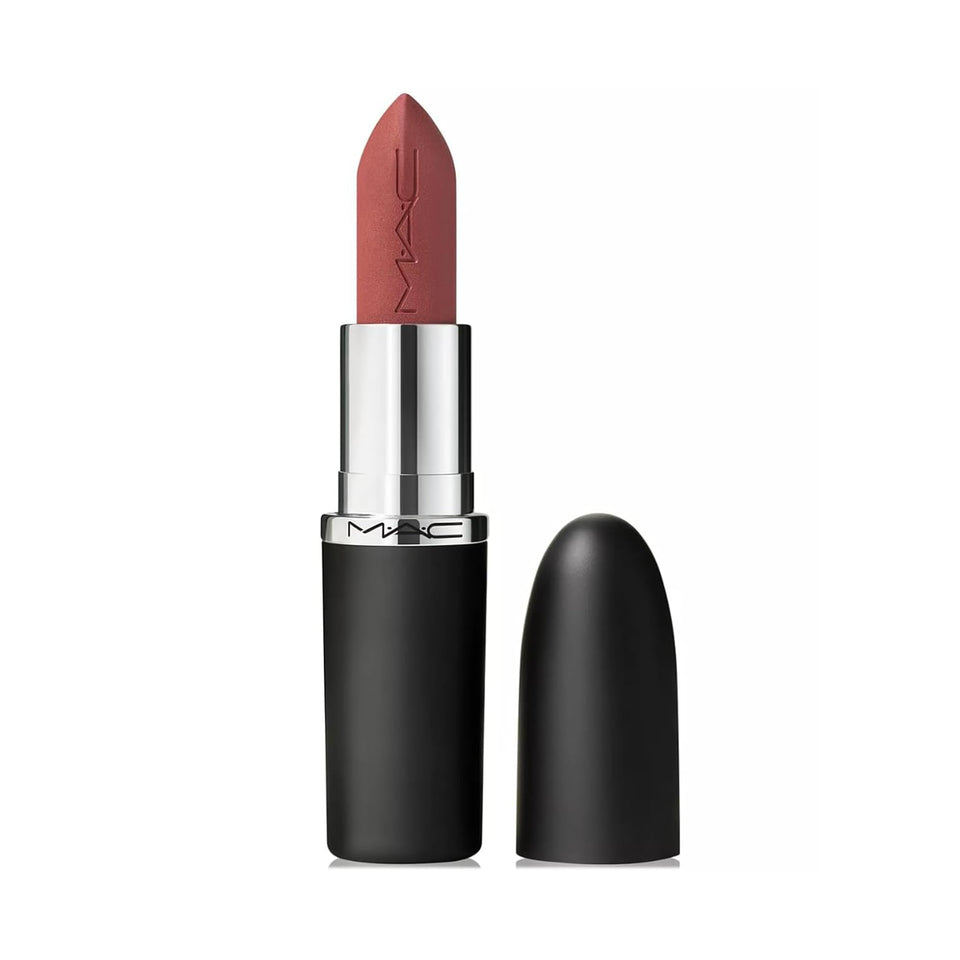 MAC front packaging showing product name and compact 0.11 oz size benefits
