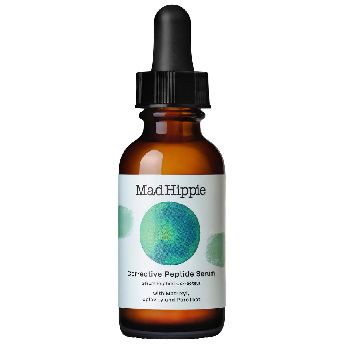Mad Hippie front bottle shot showing sleek serum packaging and brand clarity